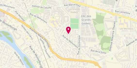 Plan de La Prestation, 7 Rue Colmar, 94500 Champigny-sur-Marne