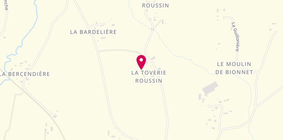 Plan de L'établi de Flo, La Toverie Roussin, 14500 Vire-Normandie