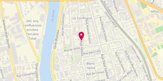 Plan de LAMBERT Françoise, 95 Rue Véron, 94140 Alfortville