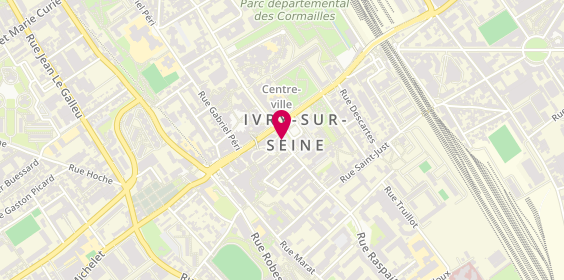 Plan de AFENTROUS Fouad, 4 Rue Raspail, 94200 Ivry-sur-Seine