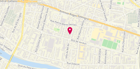 Plan de ARTE AMENAGEMENTS - Cloisons Amovibles de Bureaux et Ateliers, 22 Rue du Bel Air, 94500 Champigny-sur-Marne