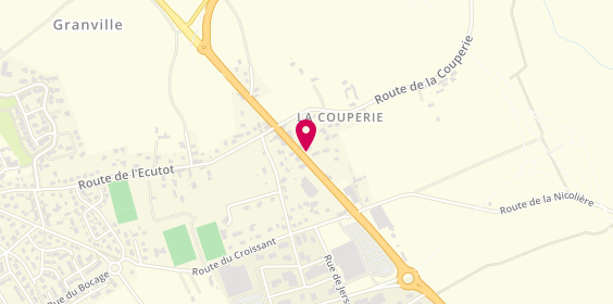 Plan de Ebenisterie Fontaine, 1011 Route Nationale, 50380 Saint-Pair-sur-Mer