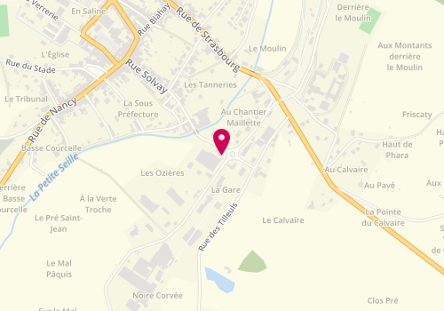 Plan de Menuiserie et Agencement du Saulnois, 12 Avenue Napoléon 1er, 57170 Château-Salins