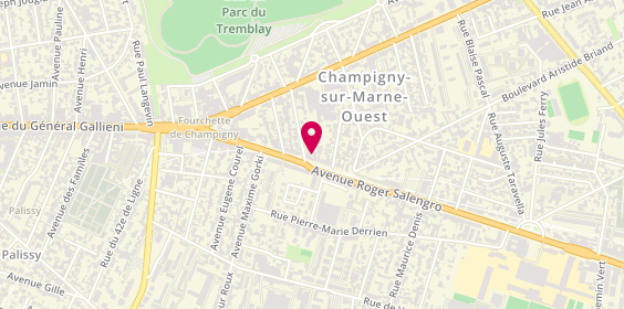 Plan de Alliance PVC, 55 avenue Roger Salengro, 94500 Champigny-sur-Marne