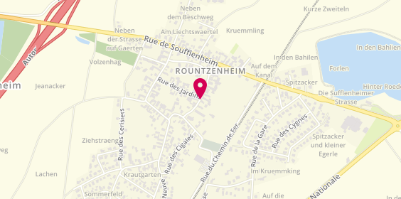 Plan de Nord Est Fermetures, 11 Rue de la Mairie, 67480 Rountzenheim-Auenheim