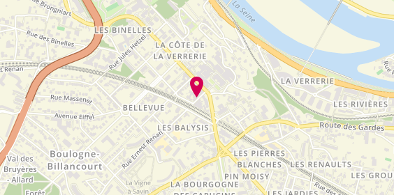 Plan de De l'Acajou A l'Amourette l'Or de l'Ébéniste, 8 Rue Pierre Wacquant, 92190 Meudon