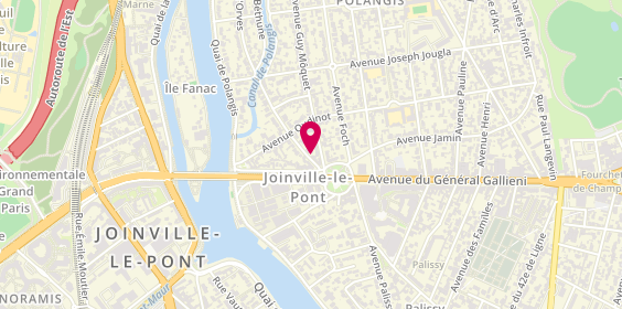 Plan de Miroiterie du Val de Marne Joinville, 4 avenue Jean d'Estienne d'Orves, 94340 Joinville-le-Pont