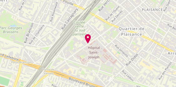 Plan de DIRUY (Agence PARIS 14ème - IDF), 168 Rue Raymond Losserand, 75014 Paris