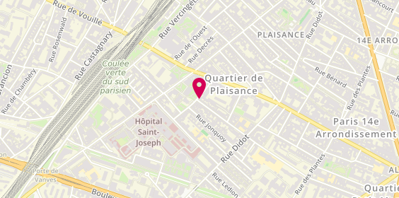 Plan de Solutions Fenetres, 5 Rue des Suisses, 75014 Paris