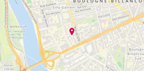 Plan de JF Agencement - Artisan Menuisier - Boulogne, 30 Rue Esnault Pelterie, 92100 Boulogne-Billancourt