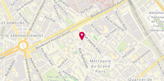 Plan de Entreprise Mario, 7 Rue du Docteur Charles Richet, 75013 Paris