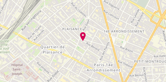 Plan de ATG, 47 Bis Rue Bénard, 75014 Paris