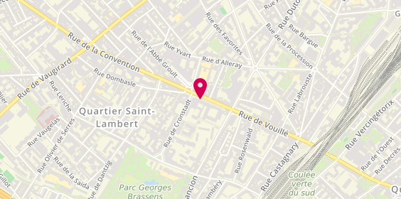 Plan de COQUILLE Sébastien, 6 Rue Vouillé, 75015 Paris