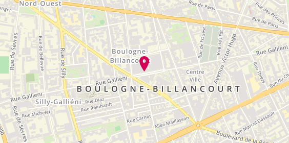 Plan de Jean Prieur, 256 Boulevard Jean Jaurès, 92100 Boulogne-Billancourt