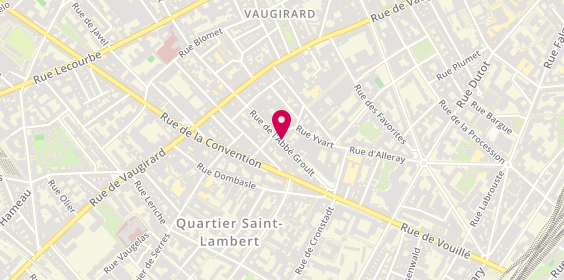 Plan de SOS PC Ile de France, Boutique Abc Plus 115 Rue Abbé Groult, 75015 Paris