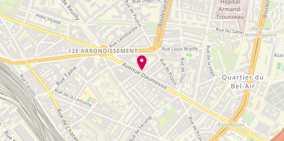 Plan de I.M Menuiserie d'Agencement, 217 Avenue Daumesnil, 75012 Paris