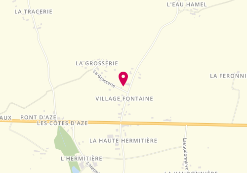 Plan de GUESNON Jean Marc, Village Fontaine, 50320 Saint-Jean-des-Champs