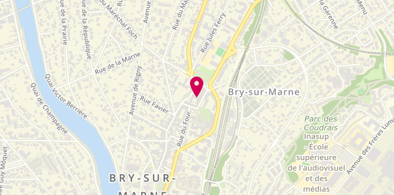 Plan de Bry Confort Fermetures, 4 Rue de Noisy le Grand, 94360 Bry-sur-Marne
