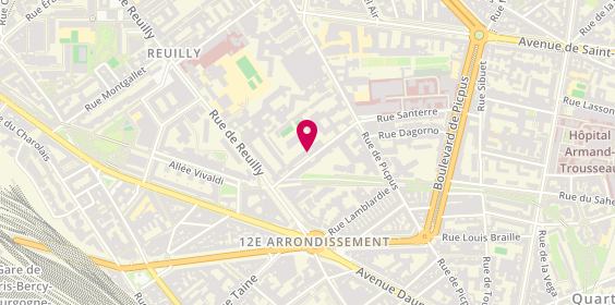 Plan de Aplicom menuiserie cuisines, 39 Rue de la Gare de Reuilly, 75012 Paris