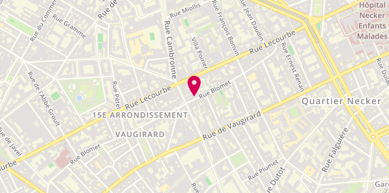 Plan de Menuiserie Jean-Pierre, 66 Rue Blomet, 75015 Paris