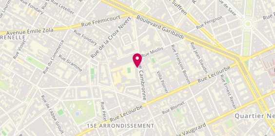 Plan de Pro Tech Fermeture, 50 Rue Cambronne, 75015 Paris