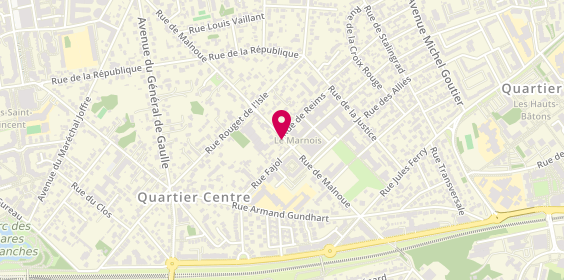 Plan de Hom, 52 Rue de Malnoue, 93160 Noisy-le-Grand