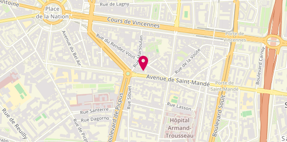Plan de Sembois, 51 Bis avenue de Saint-Mandé, 75012 Paris