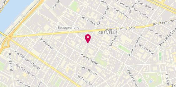 Plan de Dtc, 75 Rue de Lourmel, 75015 Paris
