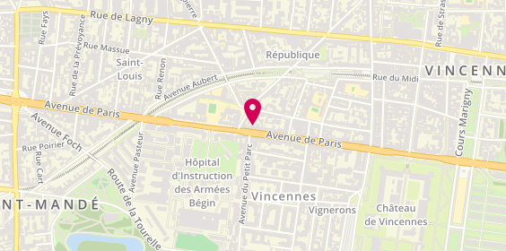 Plan de Menuiserie PARIS - CMA, 86 avenue de Paris, 94300 Vincennes