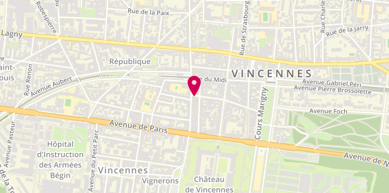 Plan de Art et Fenetres, 11 Rue Saulpic, 94300 Vincennes