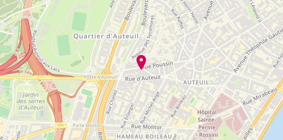 Plan de Repartim, 11 Rue Géricault, 75016 Paris