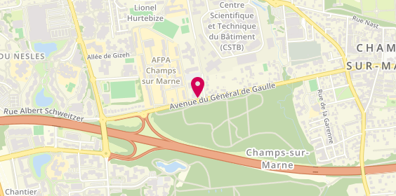 Plan de R.E.C.B, 65 Avenue General de Gaulle, 77420 Champs-sur-Marne