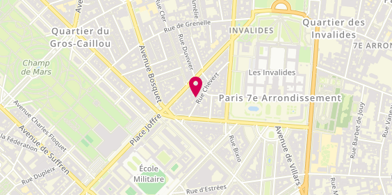 Plan de Lazures, 30 Rue Chevert, 75007 Paris