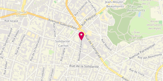 Plan de La Caracole SCA, 17 Boulevard Jeanne d'Arc, 93100 Montreuil