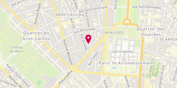 Plan de Renovling, 14 Rue Ernest Psichari, 75007 Paris