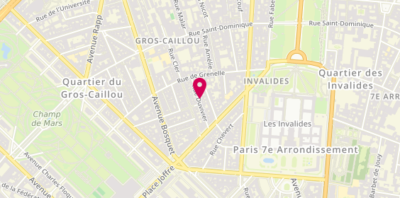 Plan de Deger Spma, 17 Rue Duvivier, 75007 Paris