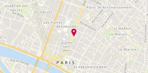 Plan de Hba Batiment, 14 Rue Saint-Merri, 75004 Paris