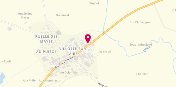 Plan de Fr Menuiserie, 53 Rue du Mont, 55260 Villotte-sur-Aire