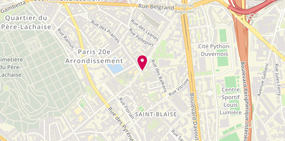 Plan de Terres de Fenetre, 132 Rue de Bagnolet, 75020 Paris