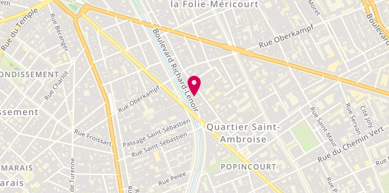 Plan de Cleacode, 98 Boulevard Richard-Lenoir, 75011 Paris