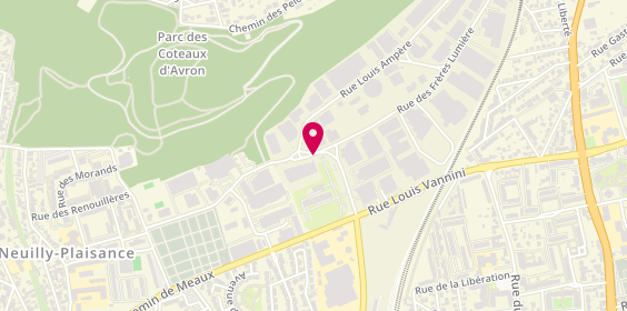 Plan de Fma Agencement, Zone Industrielle Chanoux 97 Rue Frères Lumière, 93330 Neuilly-sur-Marne
