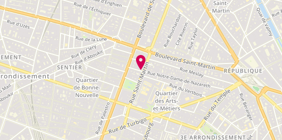Plan de DANNAUD Julien, 78 Rue Notre Dame de Nazareth, 75003 Paris