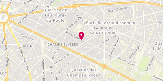Plan de Bim Bat, immeuble D 45-51
45 Rue de Ponthieu, 75008 Paris