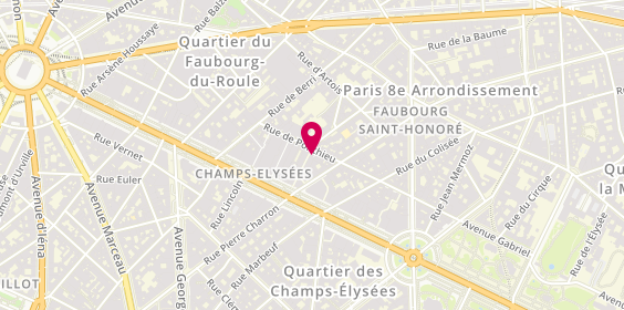 Plan de Ponthieu Pose et Renovation, 49 Rue Ponthieu, 75008 Paris