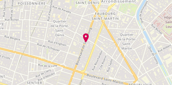 Plan de Soc Eur de Menuiserie et d'Agencement, 32 Boulevard Strasbourg, 75010 Paris