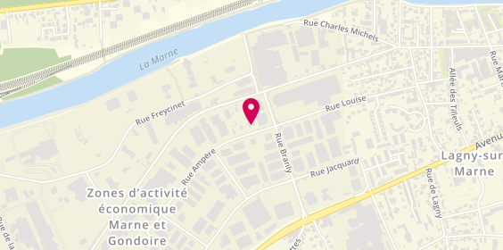Plan de Le Cèdre, 32 Rue Ampère, 77400 Lagny-sur-Marne