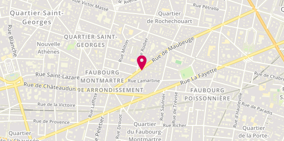 Plan de Balcons et Terrasses de France, 22 Rue de Maubeuge, 75009 Paris