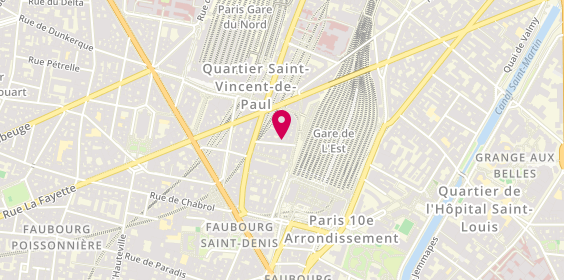 Plan de Metranor SA, 8 Rue des 2 Gares, 75010 Paris