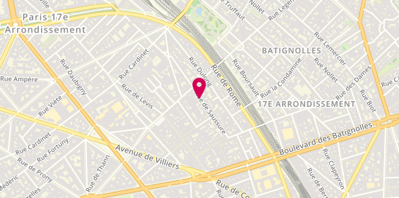 Plan de Menuiserie des Batignolles, 31 Rue de Saussure, 75017 Paris