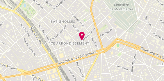 Plan de DREISS Denis, 25 Rue Dames, 75017 Paris